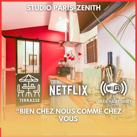 Appartamento Paris-Zenith-Bienvenue-Terrasse-Netflix Pantin Esterno foto